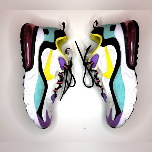 Nike Air Max 270 RT (PS)  Kids Shoes BQ0103-101 Size-6.5Y  Multicolor - Picture 8 of 10